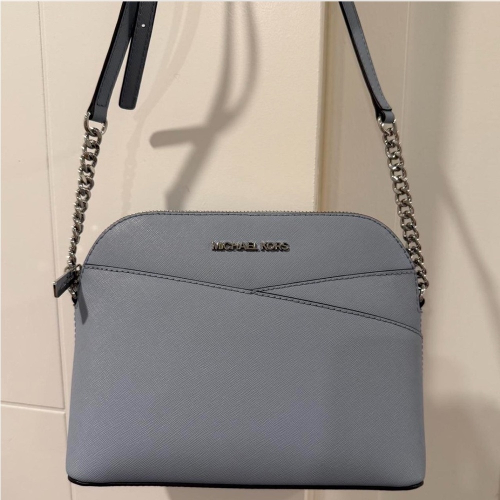 Michael Kors Blue/ Grey Crossbody Bag